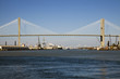 Talmadge Memorial Bridge in Savannah, Georgia.
