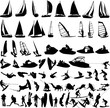 Vetor: water sports collection - vector water sports collection - vector