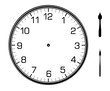 classic wall clock on the white wall classic wall clock on the white wall