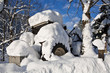 versunken im Schnee