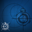 abstract techno background. vector. EPS10