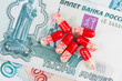 pills and money