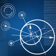 abstract techno background. vector. EPS10