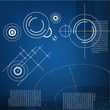 abstract techno background. vector. EPS10