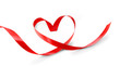 Heart a red tape Heart a red tape