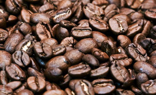 Photo: Coffee beans closeup Coffee beans closeup