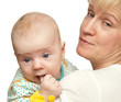 grandmother and grandson