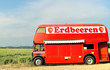 Red Double Decker Autobus Over White Red Double Decker Autobus Over White