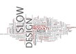 Slow Design