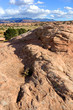 Sand Flats Recreation Area with La Sal Mountains in Background