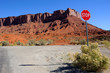 Desert Road Crossing near Moab and Castleton