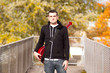 Guitarist Standing Outside Guitarist Standing Outside