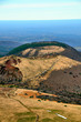 Chain of the volcanic hills