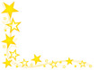 Vector: Goldene Sterne Goldene Sterne