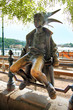 Sculpture of Little Princess on the Dunakorzo, Budapest