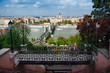 View of the famous Chain bridge in Budapest