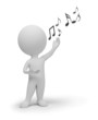 3d small people - singer 3d small people - singer