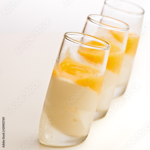 Photo: blanc manger orange blanc manger orange