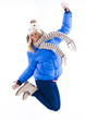 Young woman jumping Young woman jumping