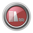 Red 3D Style Button "Dam"