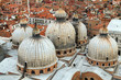 Spires and details of the Basilica San Marco, Venice