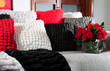 Cushions on couch. Cushions on couch.