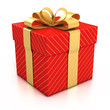 gift box over white background 3d illustration gift box over white background 3d illustration