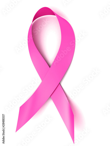 Illustration: breast cancer awareness pink ribbon breast cancer awareness pink ribbon