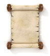 parchment scroll 3d illustration isolated on white background parchment scroll 3d illustration isolated on white background