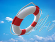 lifebelt over the sky