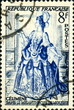 Célimène dans le Misanthrope de Molière. Timbre Postal. Célimène dans le Misanthrope de Molière. Timbre Postal.