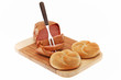 Fleischkäse mit Brötchen