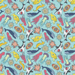 seamless fish pattern