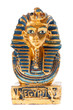 mask of pharaoh tutankhamon isolated on white