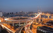 Nanpu Bridge at night. Shanghai, China Nanpu Bridge at night. Shanghai, China