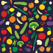 vector seamless pattern fruits and vegetables vector seamless pattern fruits and vegetables
