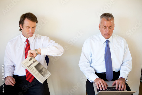 Photo: Waiting for a job interview Waiting for a job interview