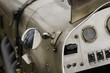 Detail of a vintage racing car