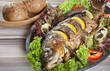 served fried carp