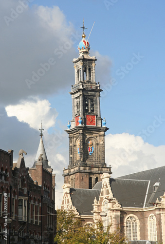 Photo: Amsterdam Wester Church Amsterdam Wester Church