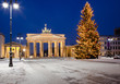 Brandenburger Tor zu Weihnachten