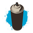 blue paint