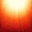 Abstract golden shiny background. Vector