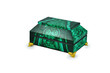 Malachite box.