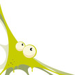 cartoon schleim monster hintergrund