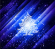 blue christmas background