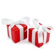 2 rote Geschenke