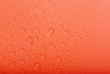 water drops on red background