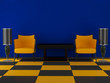 Interior design of Luxury living room