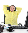 Businessman in office.